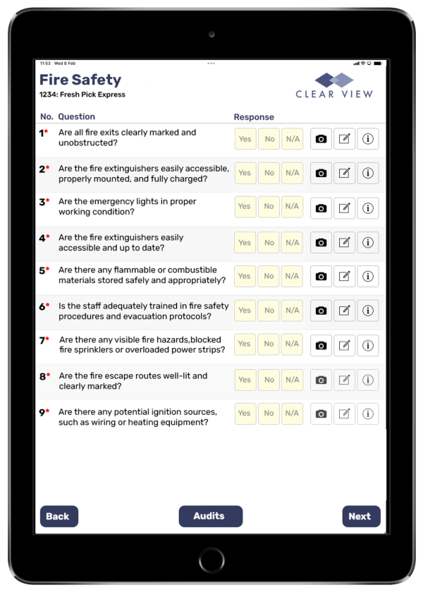 The system can be used offline by field service staff, with a simple sync process to exchange information effortlessly with the office.